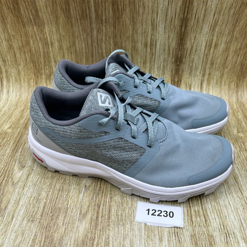 Salomon Outbound Hiking Shoes Women's Size 8 Gray Blue Low Top Sneakers 407912 - Picture 10 of 10